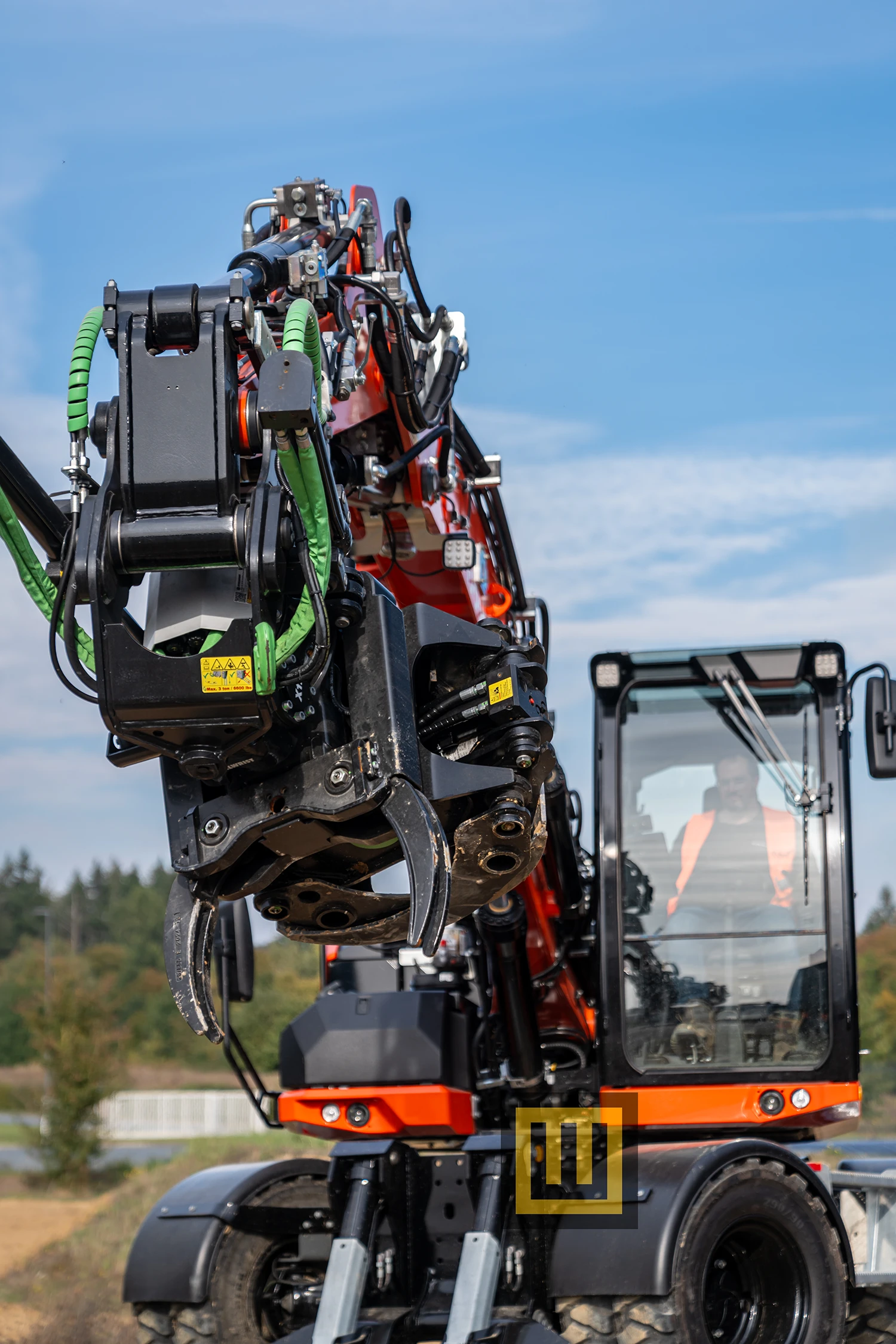 KUBOTA KW115 ramię dwuczęściowe z chwytakiem