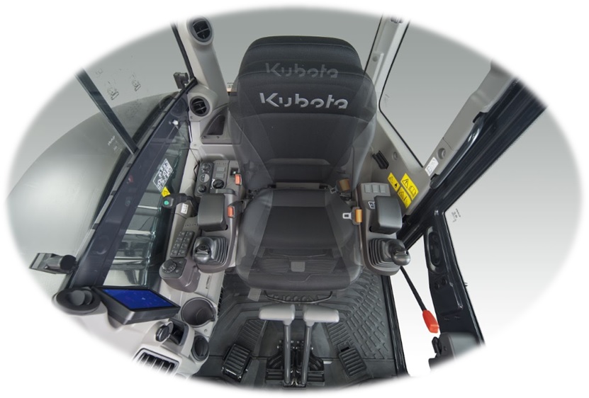 Minikoparka KUBOTA KX060-5 kabina