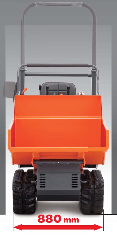 Hydrauliczny zrzut w wozidle KUBOTA KC70